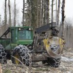 Operating the skidder