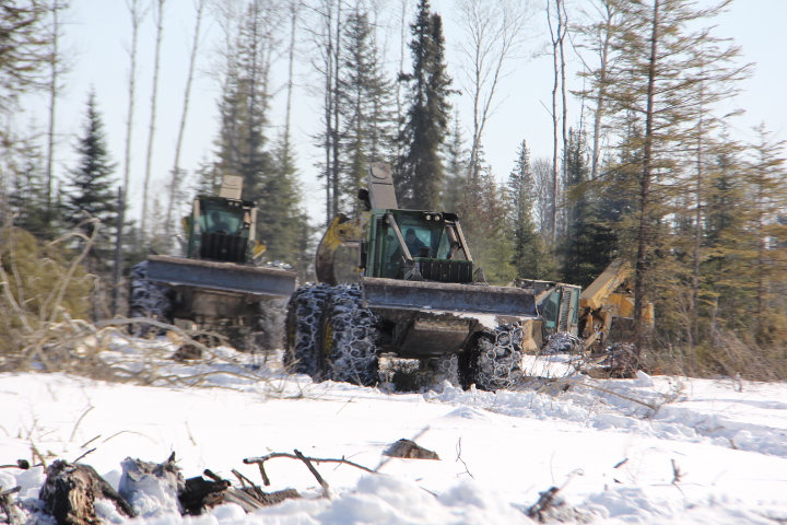 Trio of Skidder operators