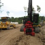 Machinery at camp